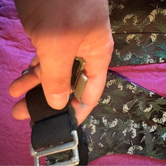 tux vest - green leaves  - adjustable T neck & waist - Picture 4 of 4